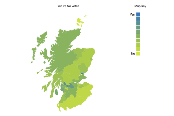 Referendum visualisation